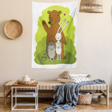 Simple Animals Tapestry