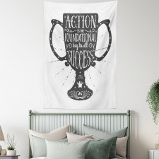 Motivational Saying Trophy Tapestry