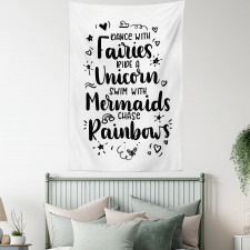 Creatures Phrases Tapestry