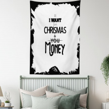 Humorous Words with Christmas Tapestry