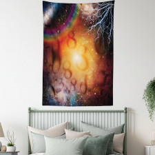 Universe and Electricity Tapestry