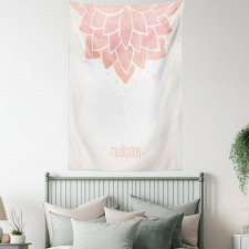 Meditation Lotus Flower Tapestry