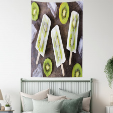 Homemade Fruit Popsicles Photo Tapestry