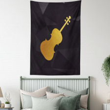 Instrument Silhouette Tapestry