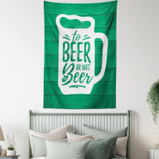 Funny Beer Drinking Words Tapestry