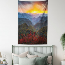 Picturesque Sunset NC Tapestry