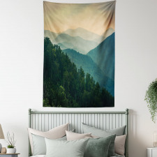 Mountain Ridges Scenery Tapestry