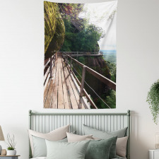 Mountain Ladder and Piers Tapestry