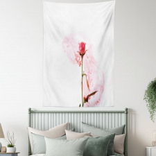 Romantic Love Rose Design Tapestry