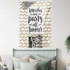 Party All Summer Sketch Tapestry