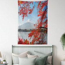 Mountainous Area Fall Season Tapestry