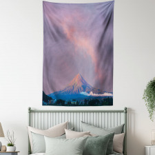 Sunrise Beams Volcanic Region Tapestry