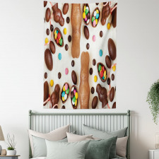 Choco Rabbits Tapestry