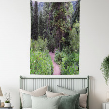 Jungle Trekking Getaway Tapestry