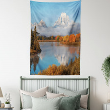 Grand Teton Oxbow Bend Tapestry