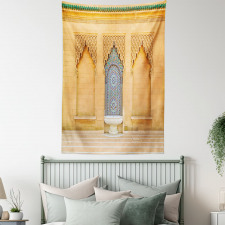 Moroccan Tile Fountain Tapestry