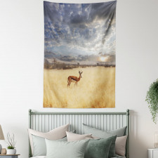 Antelope in Tranquil Nature Tapestry