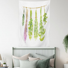 Hanged Beneficial Plants Dry Tapestry