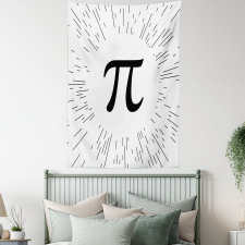 Monochromatic Simple Number Sign Tapestry