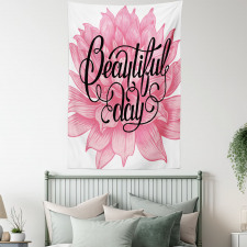 Day on Dahlia Tapestry