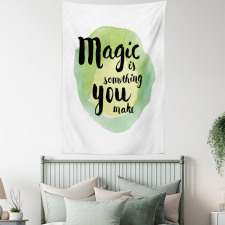 Watercolor Inspirational Art Tapestry