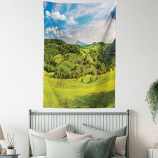 Tuscany Italy Farms Tapestry