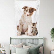 Border Collie Puppy Tapestry