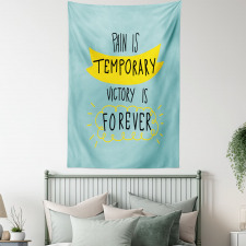 Victory is Forever Text Tapestry