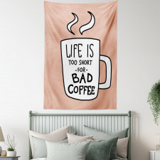 Coffee Lover Mug Concept Tapestry