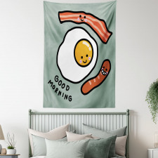 Morning Egg Sausages Tapestry