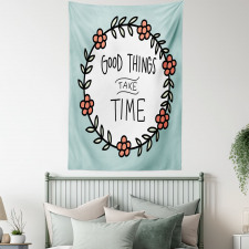 Things Take Time Tapestry