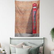 Telephone Kiosk Bricks Tapestry