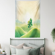 Sunrise on Rural Valley Tapestry