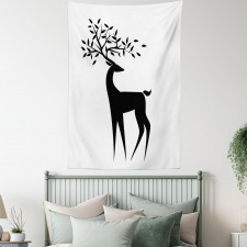 Abstract Reindeer Leaf Tapestry