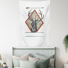 Hipster Wild Antler Tapestry