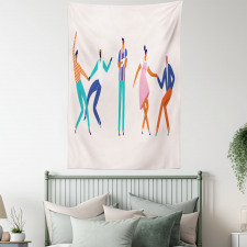 Dancing Men and Women Tapestry