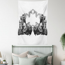 Antique Floral Arch Tapestry