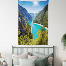 Piva Canyon Montenegro Tapestry