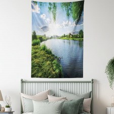Calm River in Summer Tapestry
