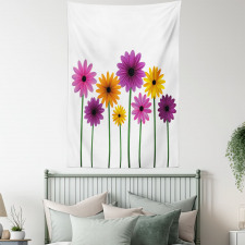 Simple Spring Flowers Tapestry