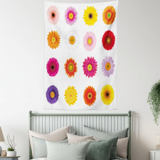 Colorful Petals Love Tapestry