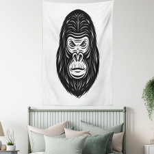 Wild Animal Monotone Style Tapestry