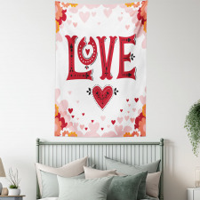 Love Pastel Flora Tapestry