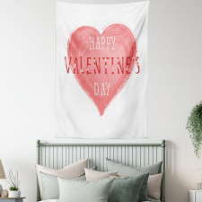 Floral Love Words Tapestry