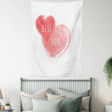 Kiss You Hearts Tapestry