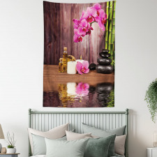 Spa Relax Candle Blossom Tapestry