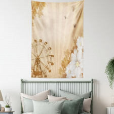 Vintage Flora Fun Ride Tapestry