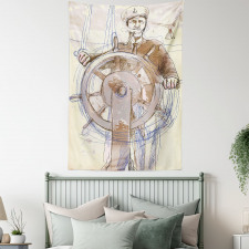 Captain Leader Seaman Tapestry