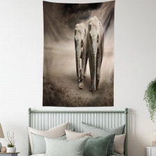 Pair of Animals Dust Tapestry