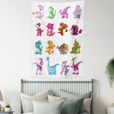 Dinosaurs Extinction Tapestry